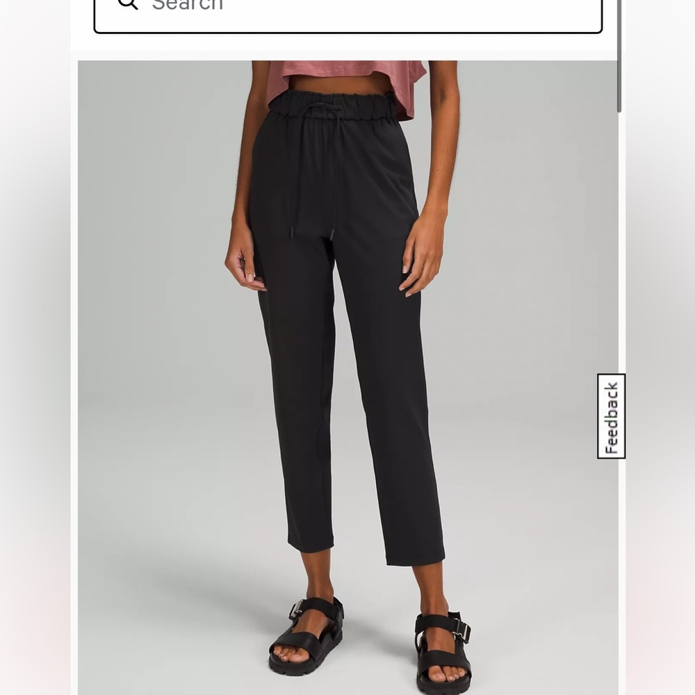 Lululemon Women's Black High-Waisted Pants